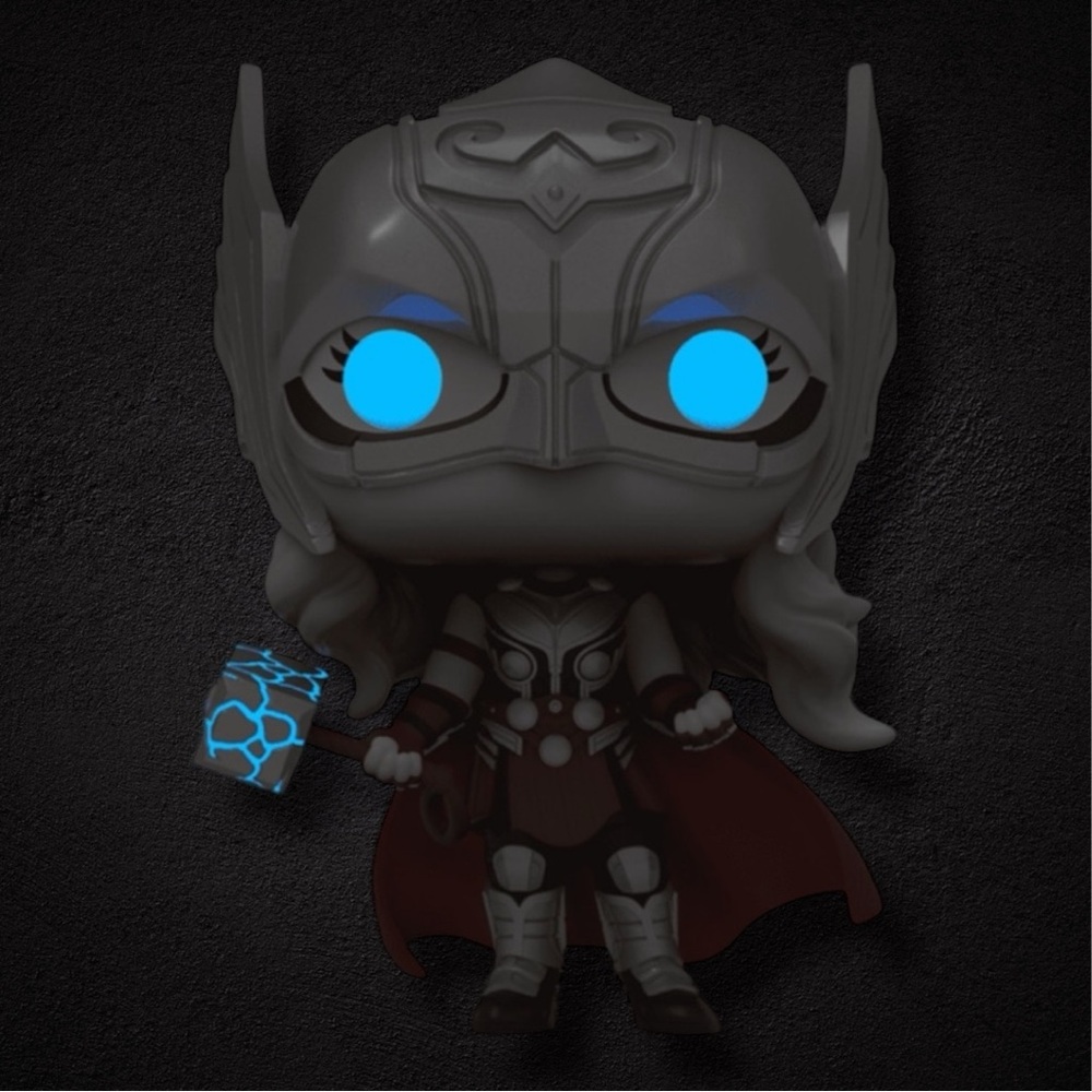 🦋 5/$25 - Funko Mighty Thor (Glow In The Dark) Jane #1041 Thor: Love & Thunder